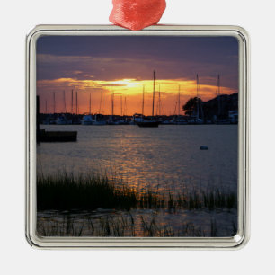 Folly River Sunset Metalen Ornament