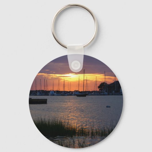 Folly River Sunset Sleutelhanger (Voorkant)