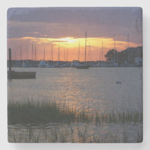 Folly River Sunset Stenen Onderzetter