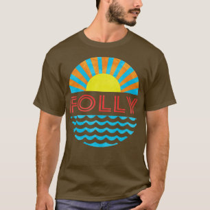 folly strand zon en golven t-shirt