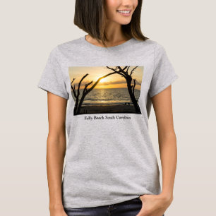 Folly Sunrise Tree Silhouet T-shirt