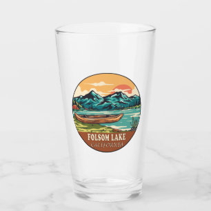 Folsom Lake California Boating Vist Emblem Glas