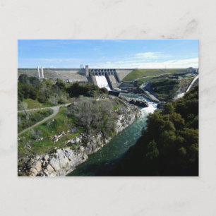 Folsom-pictogram: Folsom Dam en Gorge Briefkaart