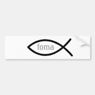foma bumpersticker