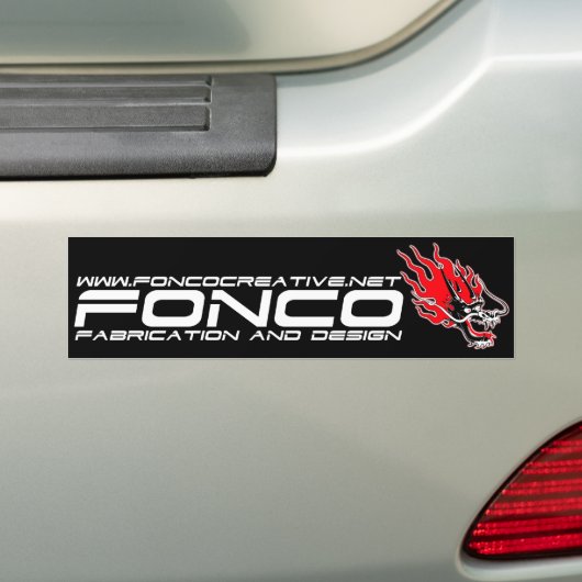 Fonco Bumpersticker (Op auto)