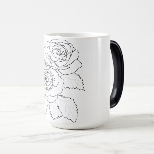 Fonction et administration Mug floral (Devant droit)
