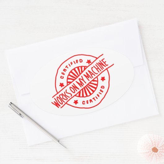 Fonctionne sur mon autocollant Machine (Enveloppe)