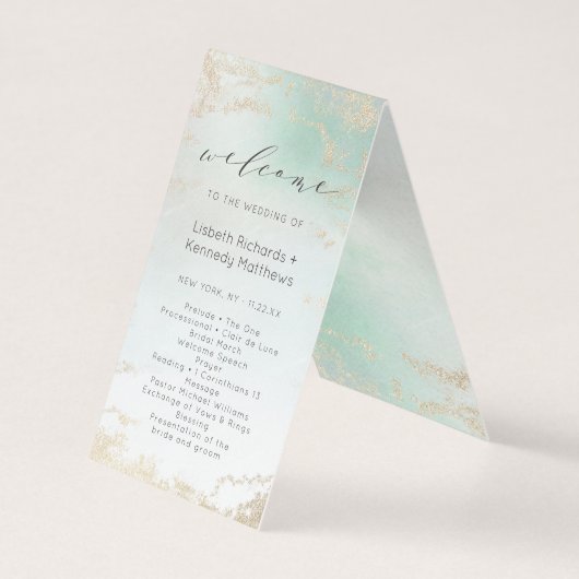 Fond Abstrait Aqua Ombre avec Parties scintillant (Front)