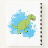 Fond aquarelle dinosaures Cahier de croquis pour e (Dos)