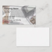 Fond de carte de visite de comptable (Devant / Derrière)