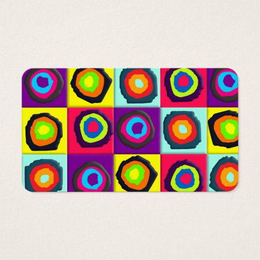 Fond de cercles colorés (Devant)