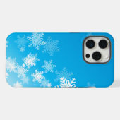 Fond de flocons de neige d'hiver (Verso Horizontal)