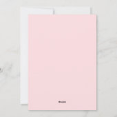 Fond de galaxie de rose imprimable – Carte numériq (Dos)
