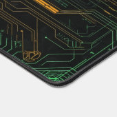 Fond de jeu futuriste noir et vert cool (Coin)
