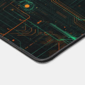 Fond de jeu futuriste noir et vert cool (Coin)