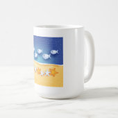 Fond de plage, mug (Devant droit)