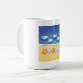Fond de plage, mug (Devant gauche)