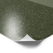 Fond de poster vert mousse tacheté personnalisé de (Coin)