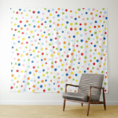 Fond de tapisserie de photo avec confettis (En situation (horizontale))