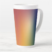 fond dégradé sur tasse de latte (Angle droit)