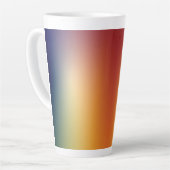fond dégradé sur tasse de latte (Angle gauche)