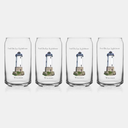 Fond Du Lac Lighthouse kan glas (Voorkant)