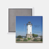 Fond Du Lac Lighthouse magnet Magneet (Voorkant / Achterkant)