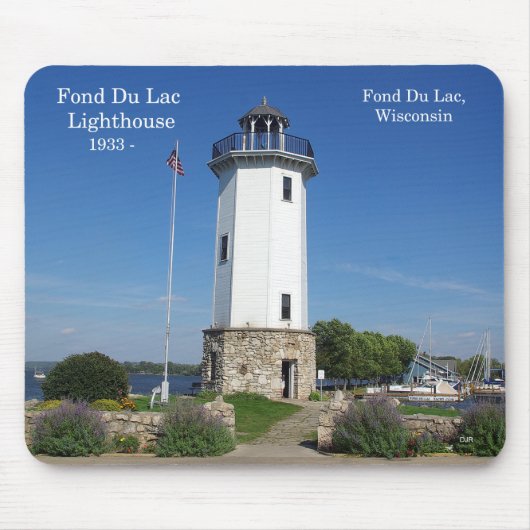 Fond Du Lac Lighthouse mousepad Muismat (Voorkant)