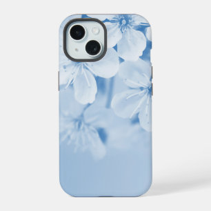 Fond floral bleu