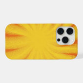 Fond Jaune en Explosion de Soleil – Texture Rétro (Verso Horizontal)