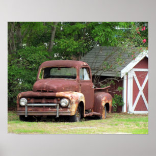 Fond Memories – The Old Red Truck - Poster