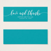 Fond modifiable Love and Thanks Mariage (Devant & derrière)