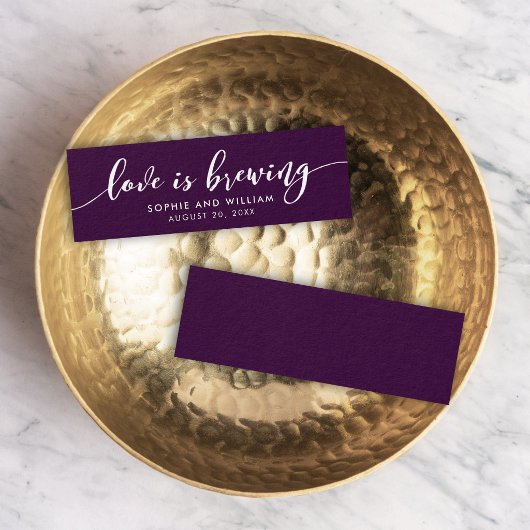 Fond modifiable Love is Brewing Mariage