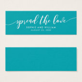 Fond modifiable Script Love Wedding à partager (Devant & derrière)