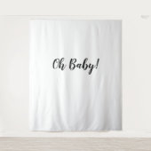 Fond Oh Baby Oh Baby Bannière Tapisserie (Devant)