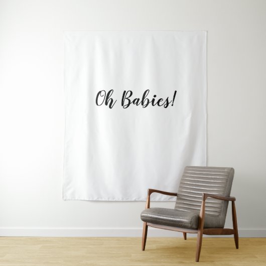 Fond Oh Bébés Bannière Oh Bébés Tapisserie (En situation)