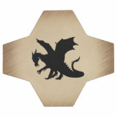 Fond rustique Dragon Noir (Plat)