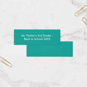 Fond uni sarcelle – Texture de rentrée scolaire