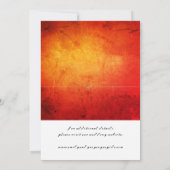 Fond vintage Patine Grunge Save The Date (Dos)