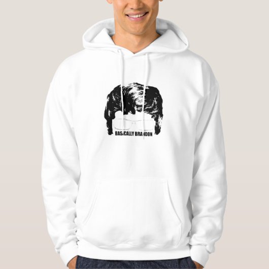 Fondamentalement sweat - shirt à capuche de logo (Devant)