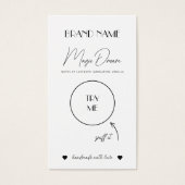 Fondants, Carte d'Odeur de Bougie, Insert d'Échant (Devant)