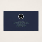 Fondateur de Professional Simple Blue Monogram (Dos)