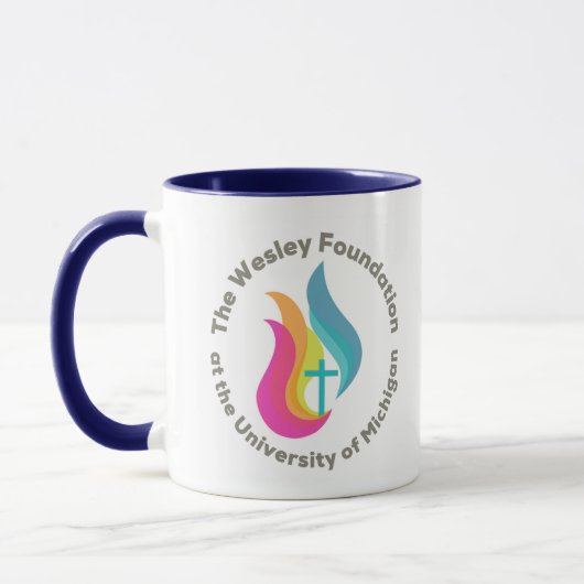 Fondation Wesley à U-M Mug (Gauche)