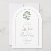 FONDNESS | Invitation de mariage arquée (Devant)