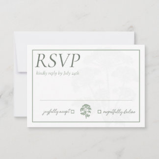 FONDNESS | Response Card RSVP Kaartje