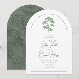 FONDNESS | Wedding Arched Invite Kaart