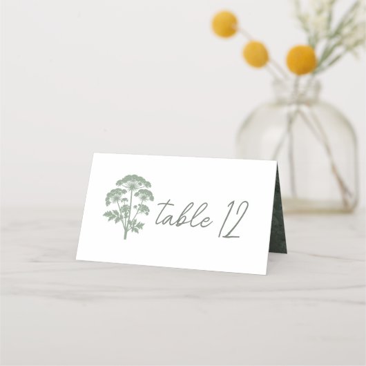 FONDNESS | Wedding Table Place Card (Achterkant)