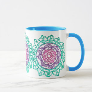 Fondre la tasse de café de mandala par Megaflora