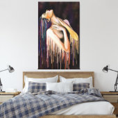 Fondre Toile Femme Imprimer - Peinture Art (Insitu(Chambre))