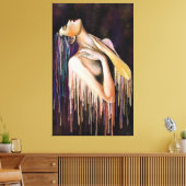 Fondre Toile Femme Imprimer - Peinture Art (Insitu(Salon))